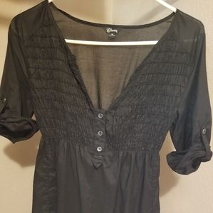 Women's black blouse